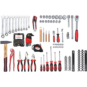 985G 17 - TOOL SETS - Orig. Gedore red